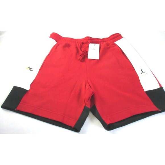 Nike Men's Jordan Jumpman Fleece Logo Shorts Gym Red White Black NWT DA7204-687 - Picture 1 of 6